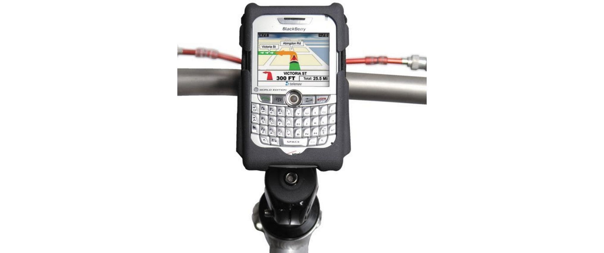 KLICKfix CADDY – Fahrrad-/Motorrad-Halterung – Lenker, verstellbarer Neigungswinkel – für iPhone 5 – Schwarz