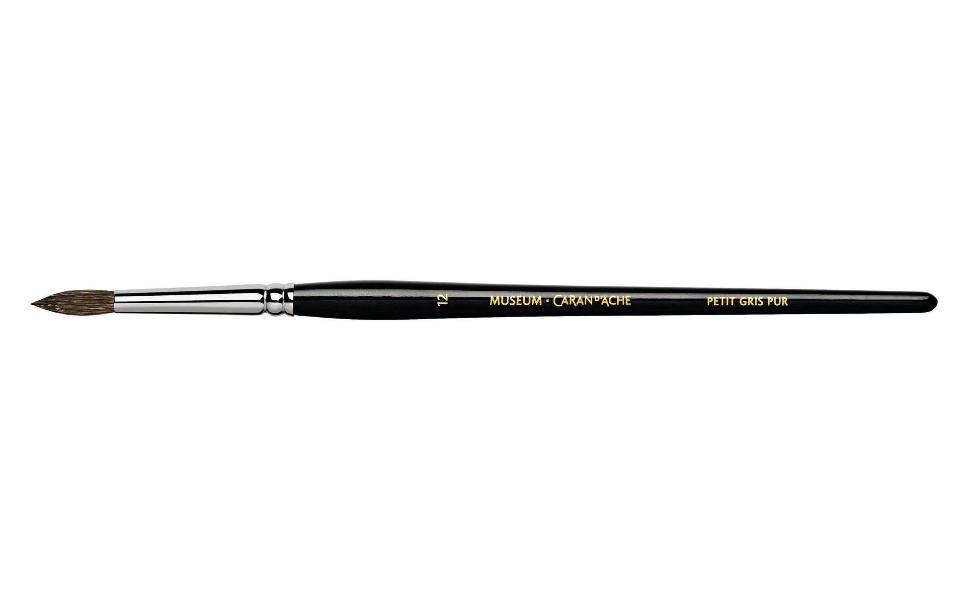 Caran d-Ache Caran d'Ache – Pinsel – Rundpinsel, Grösse 12, Eichhörnchenhaar, 190 mm