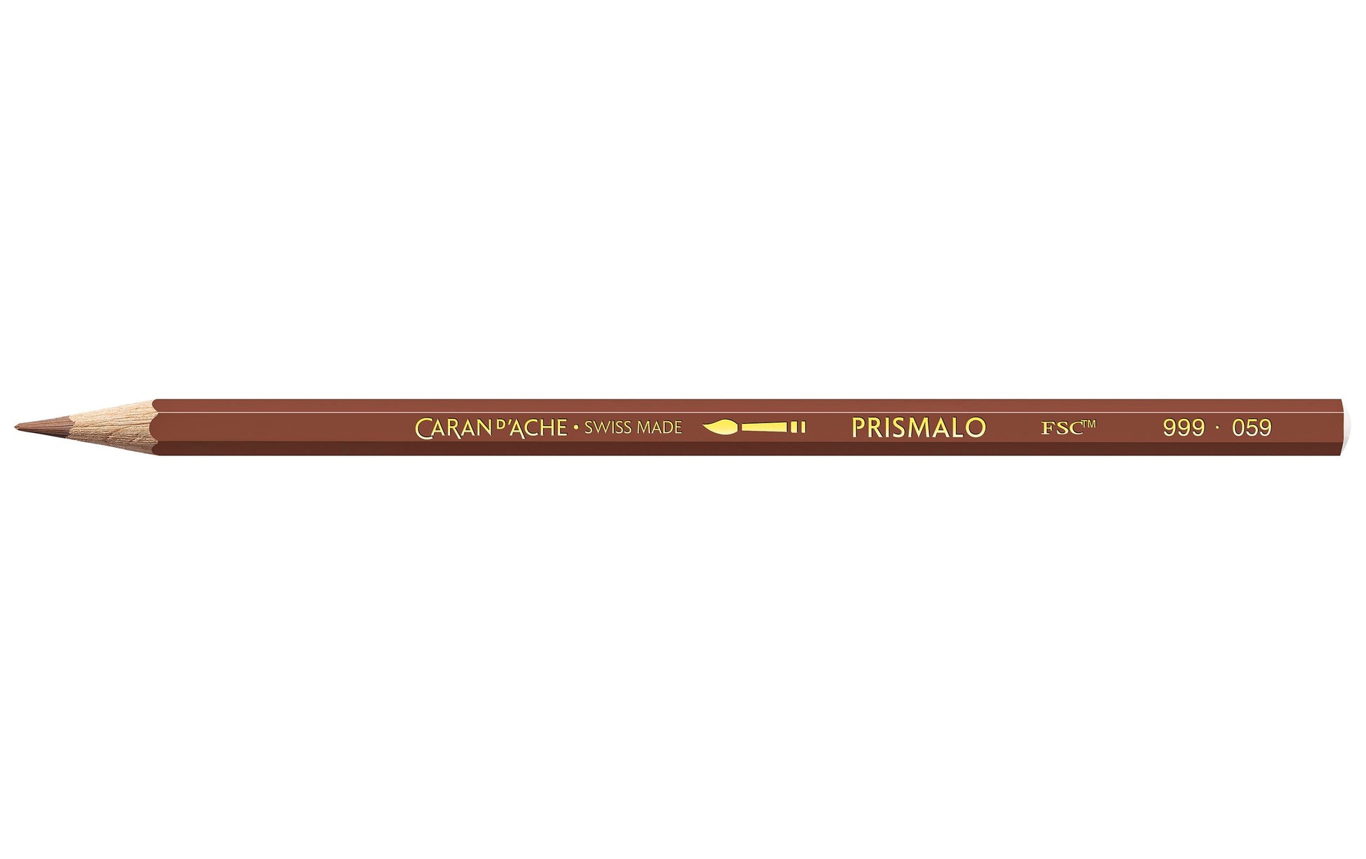 Caran d-Ache Caran d'Ache Prismalo Aquarellfarbstift – Braun, Ø 3 mm, FSC