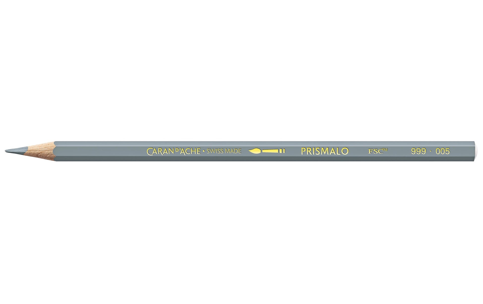 Caran d-Ache Caran d'Ache Prismalo Aquarellfarbstift – Grau, Ø 3 mm, FSC