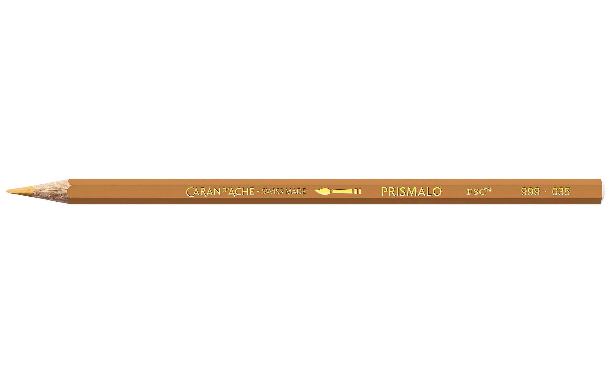 Caran d-Ache Caran d'Ache Aquarellfarbstift – Ocker, Ø 3 mm, FSC