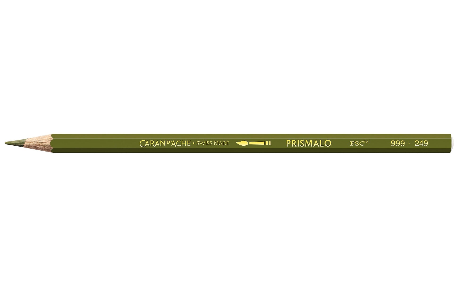 Caran d-Ache Caran d'Ache Prismalo Aquarellfarbstift – Dunkeloliv, Ø 3 mm, FSC