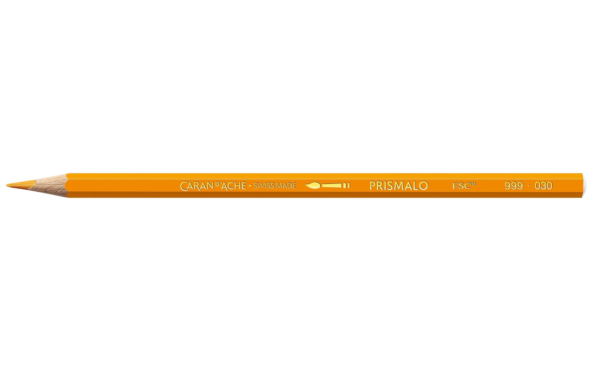 Caran d-Ache Caran d'Ache Prismalo Aquarellfarbstift – orange, Ø 3 mm, FSC