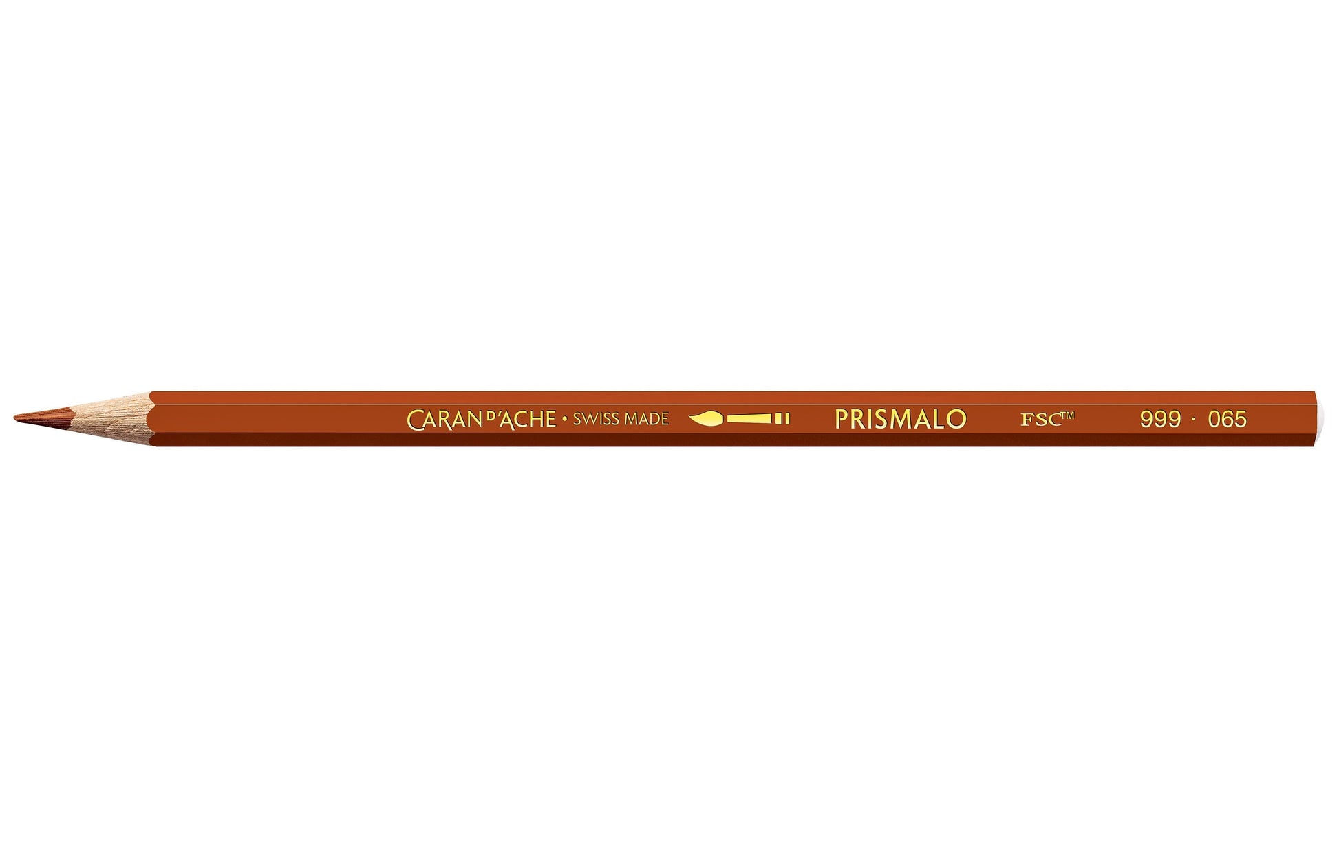Caran d-Ache Caran d'Ache Prismalo Aquarellfarbstift – rotbraun, Ø 3 mm, FSC