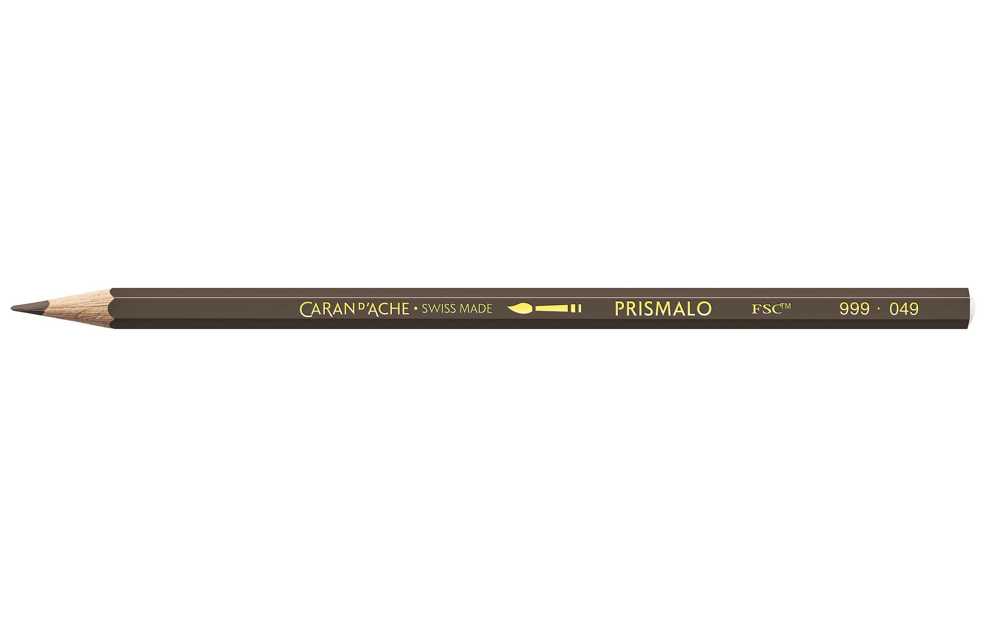 Caran d-Ache Caran d'Ache Prismalo Aquarelle Aquarellfarbstift umbra natur, Ø 3 mm, FSC