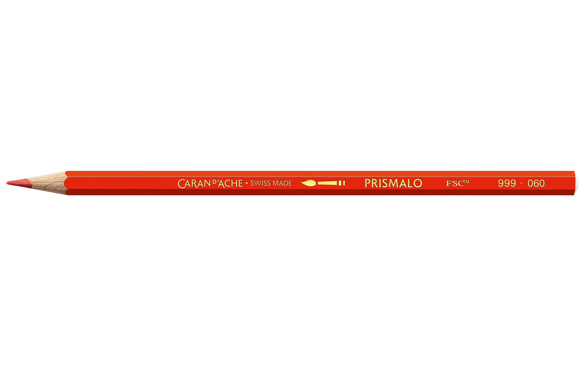 Caran d-Ache Caran d'Ache Prismalo Aquarellfarbstift – Zinnoberrot, Ø 3 mm, FSC