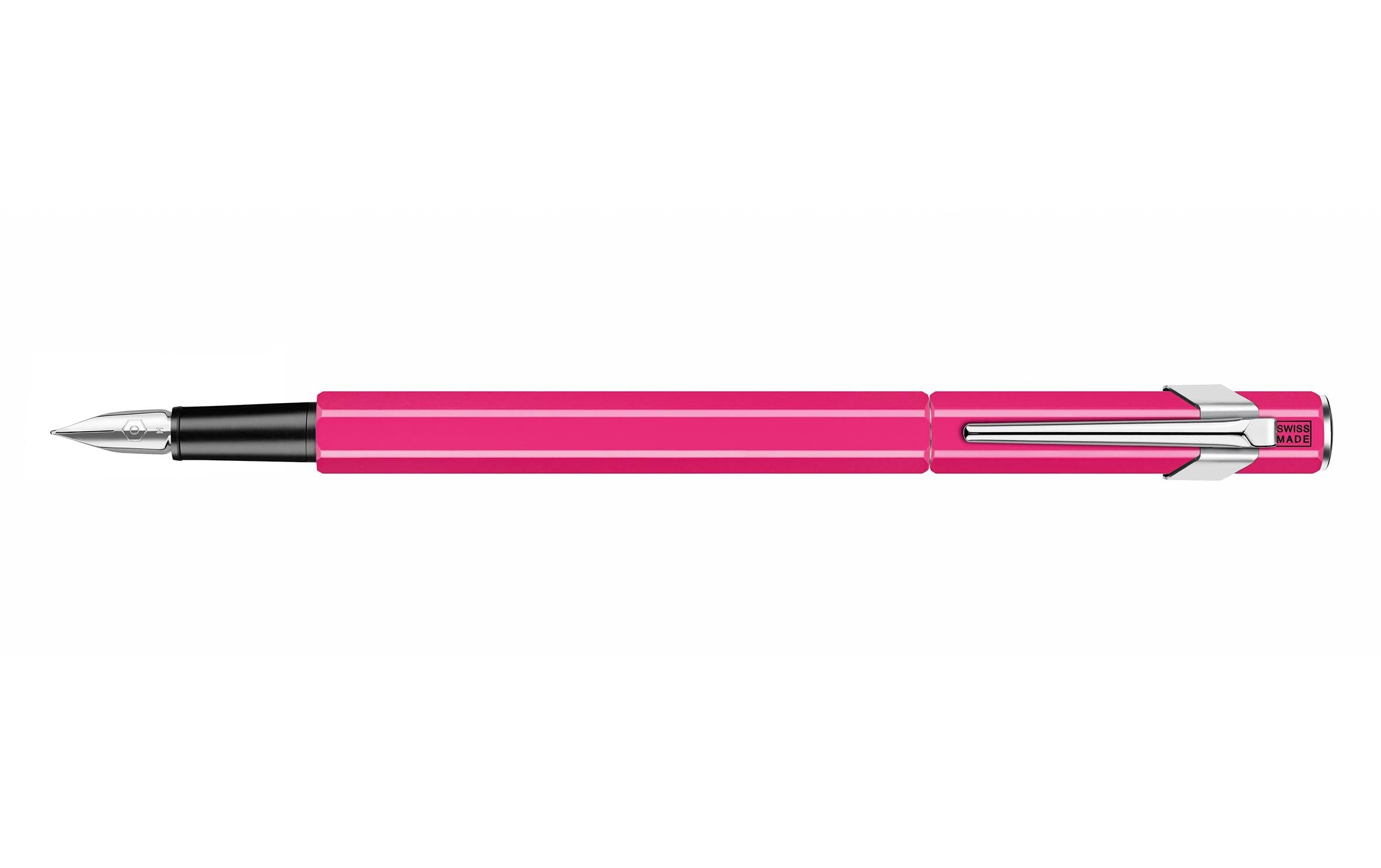 Caran d-Ache Caran d’Ache 849 Plume Fluo – Füllfederhalter, M, blau, fluo lackiert