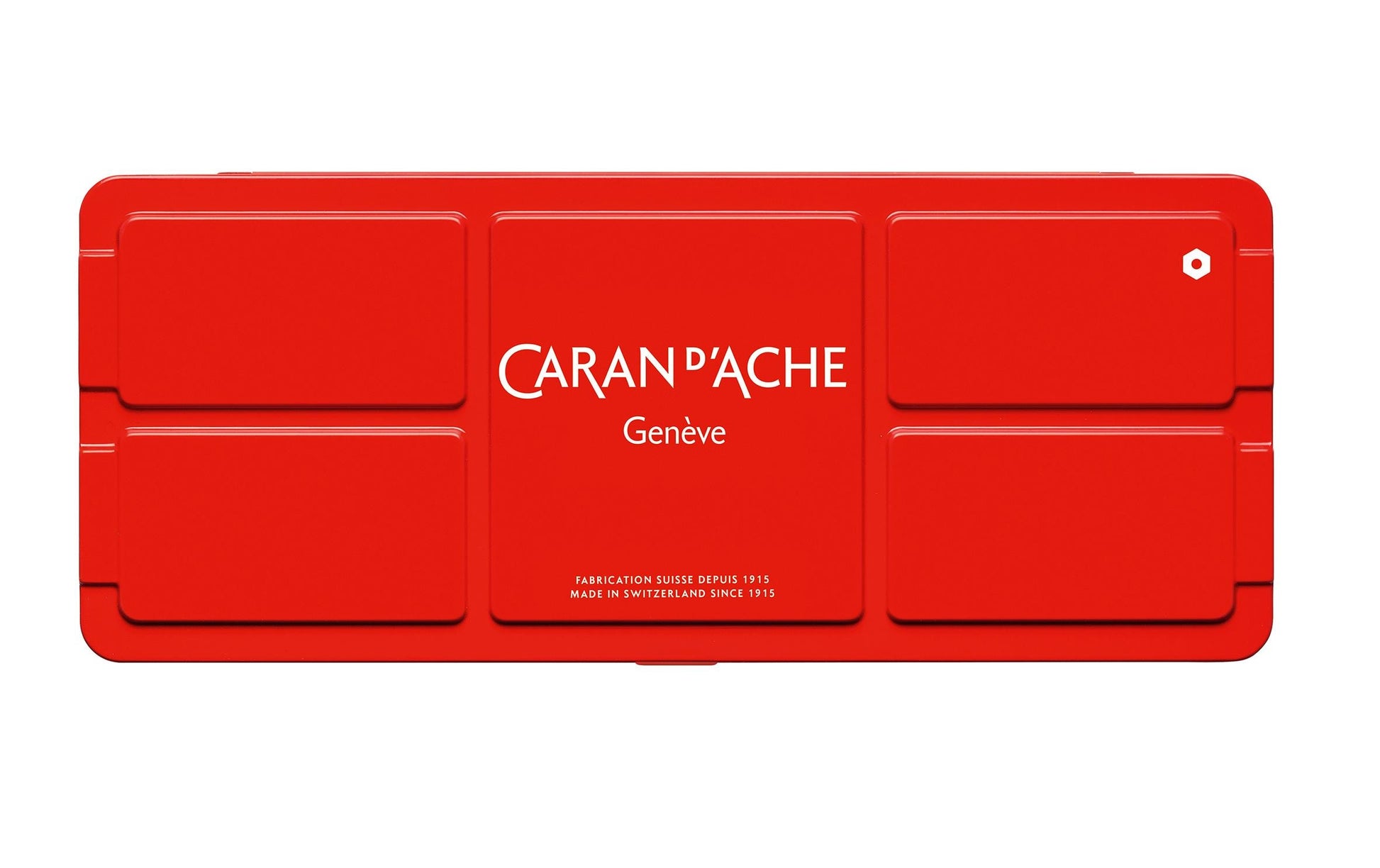 Caran d-Ache Caran d'Ache – Deckfarbkasten – 7 Farben, inklusive Deckweiss, mit Pinsel