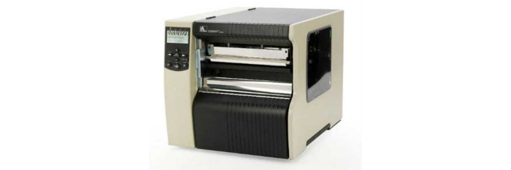Zebra 220Xi4 – Etikettendrucker, Thermotransfer, Auto-Cutter, USB, LAN, RS-232, 203 dpi