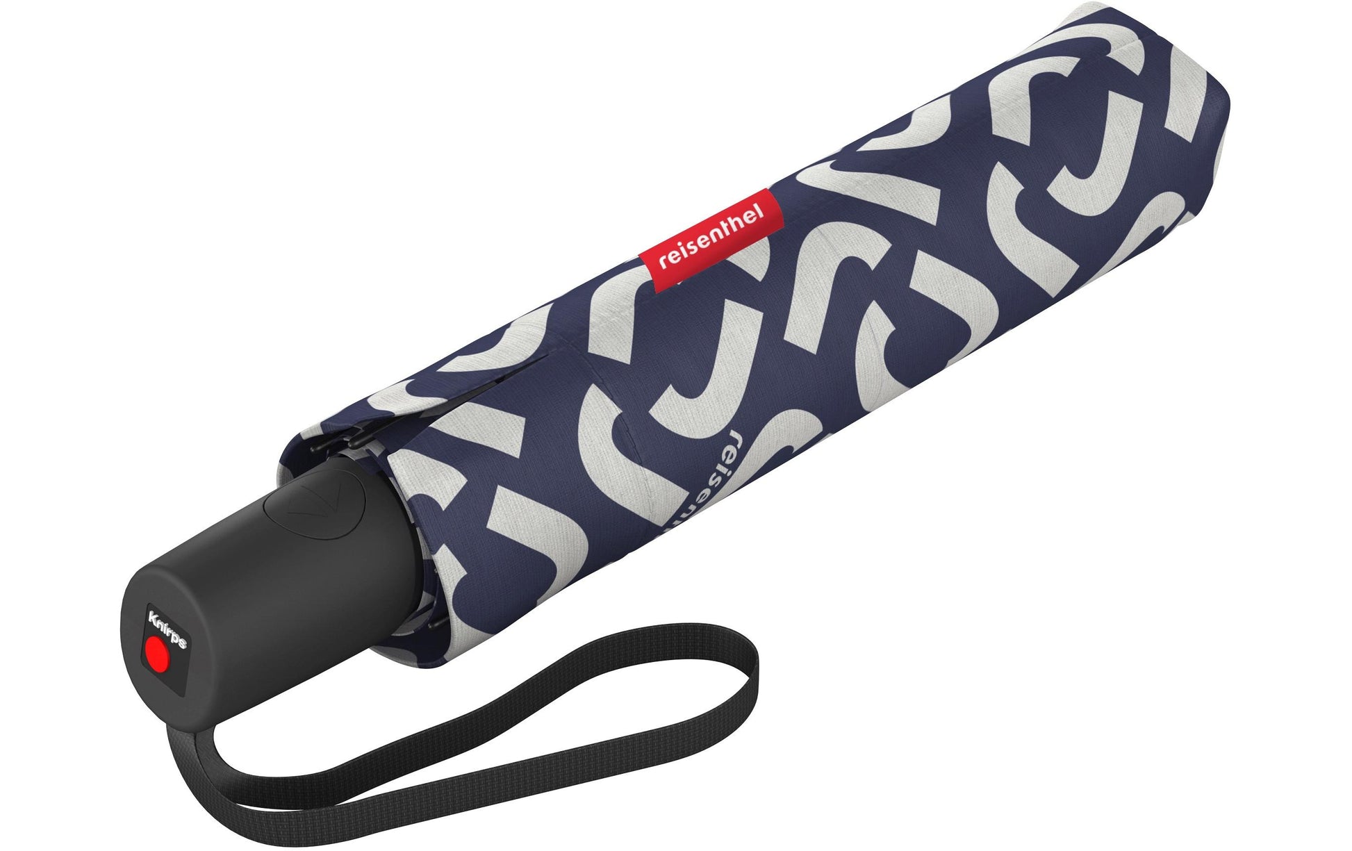 Reisenthel Taschenschirm – Auf/Zu-Automatik, Ø 97 cm, L 28 cm – Signature Navy – windfest