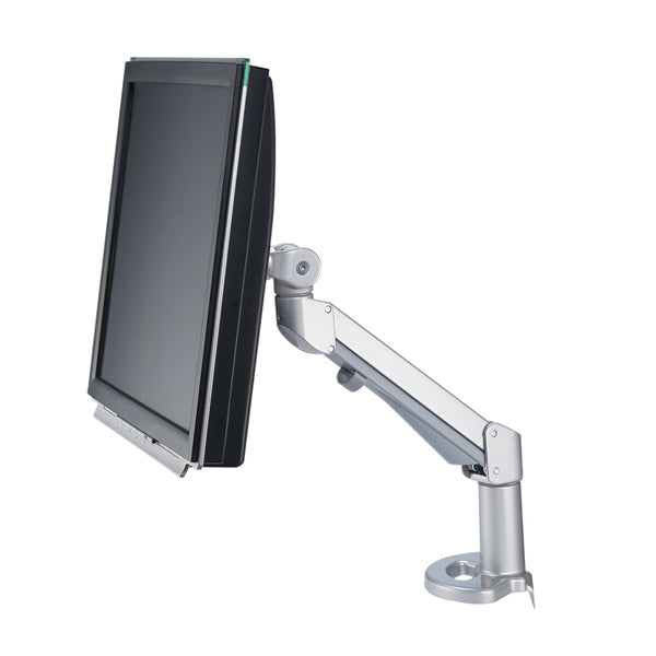 ROLINE Monitorarm Tischhalterung – Klemme/Durchführung – VESA 75×75/100×100 mm – bis 8 kg/Monitor