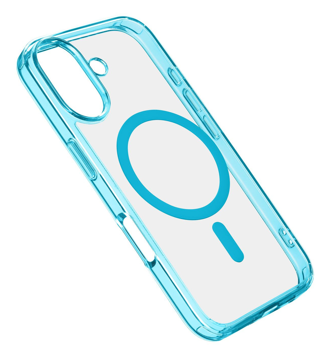Cellularline Backcover – für Apple iPhone 16 Plus – hellblau – MagSafe-kompatibel