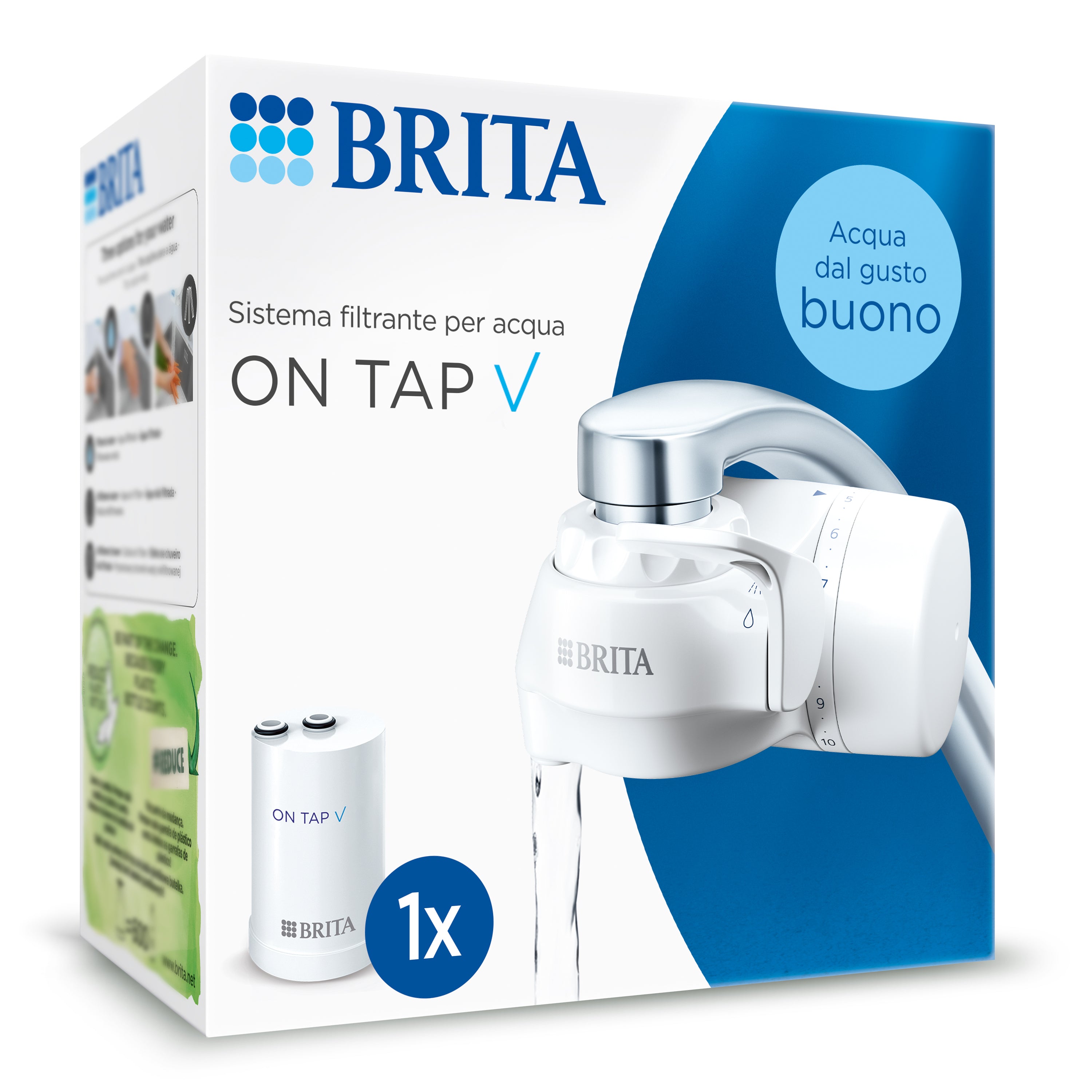 BRITA On Tap V – Wasserfilter-Kartusche, Aktivkohle, für BRITA On Tap, 1 Stück