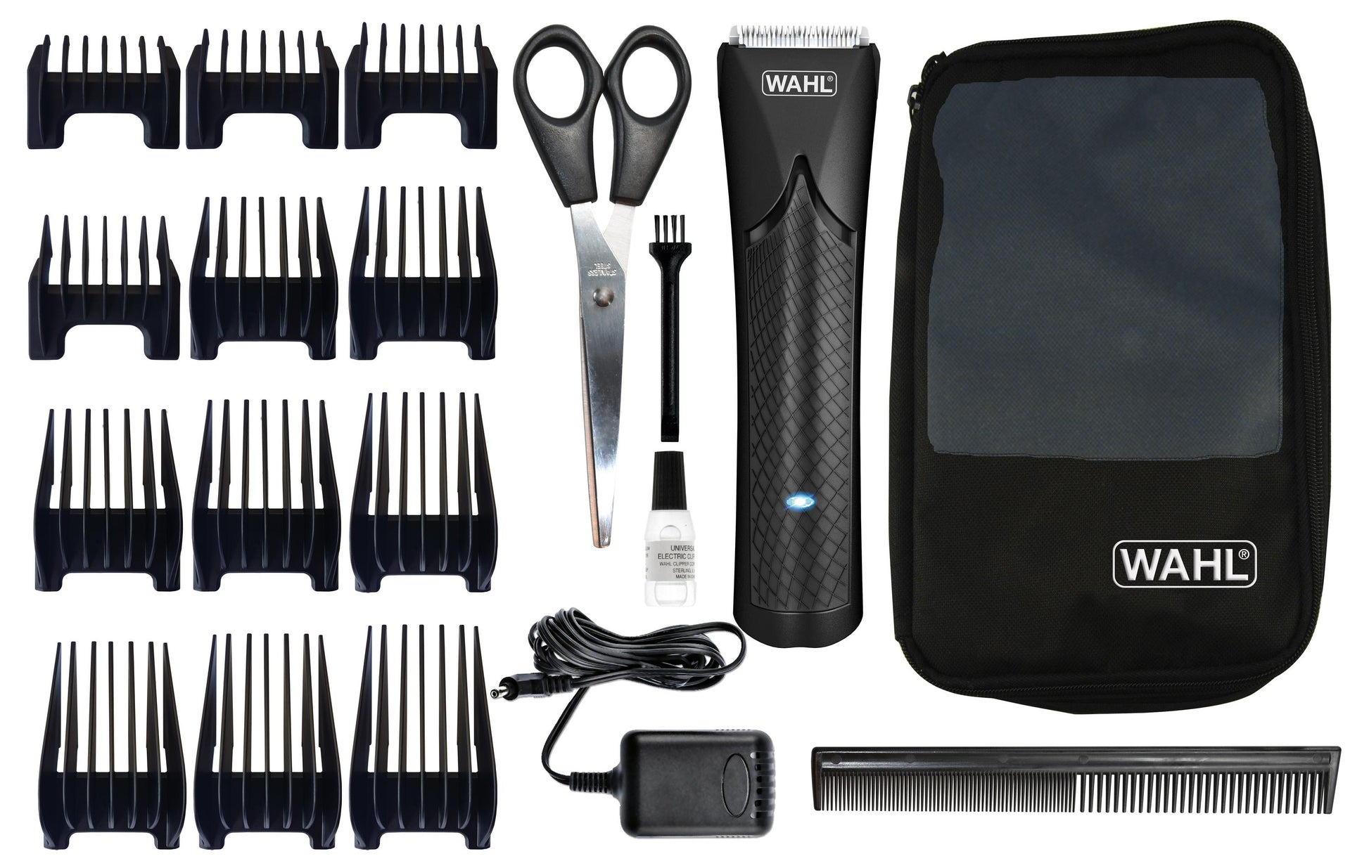 Wahl Haarschneider Trendcut – Li-Ion-Akku, 100 min Laufzeit – 0,9–25 mm – Schwarz