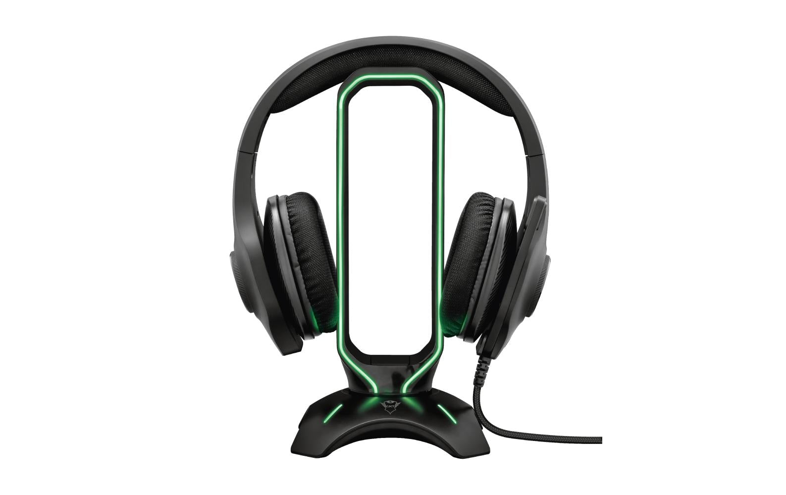 Trust GXT 265 Cintar – Headset-Ständer – für alle Marken – RGB-Beleuchtung, 2× USB-A – schwarz