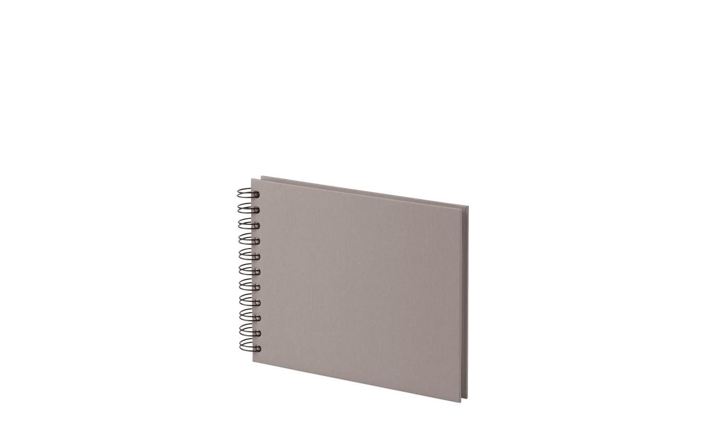 Rössler S.O.H.O. – Fotobuch, Spiralbindung, 40 Seiten, Weiss, 19,5 × 14,5 cm, Karton, Graubraun