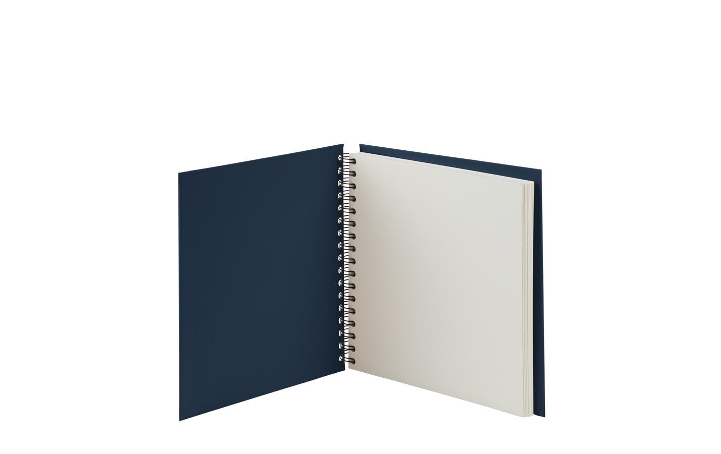 Rössler S.O.H.O. – Fotobuch, Spiralbindung, 60 Seiten, Weiss, 23 × 23 cm, Blau