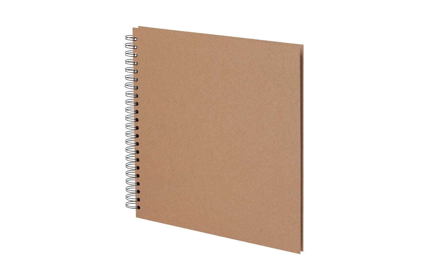 Rössler Fotobuch, Spiralbindung, 60 Seiten, schwarz, 31,5 × 30 cm, Karton, Kraft