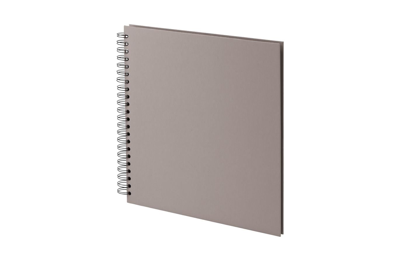Rössler Fotobuch, Spiralbindung, Schwarz, 31,5 × 30 cm, Karton, Taupe