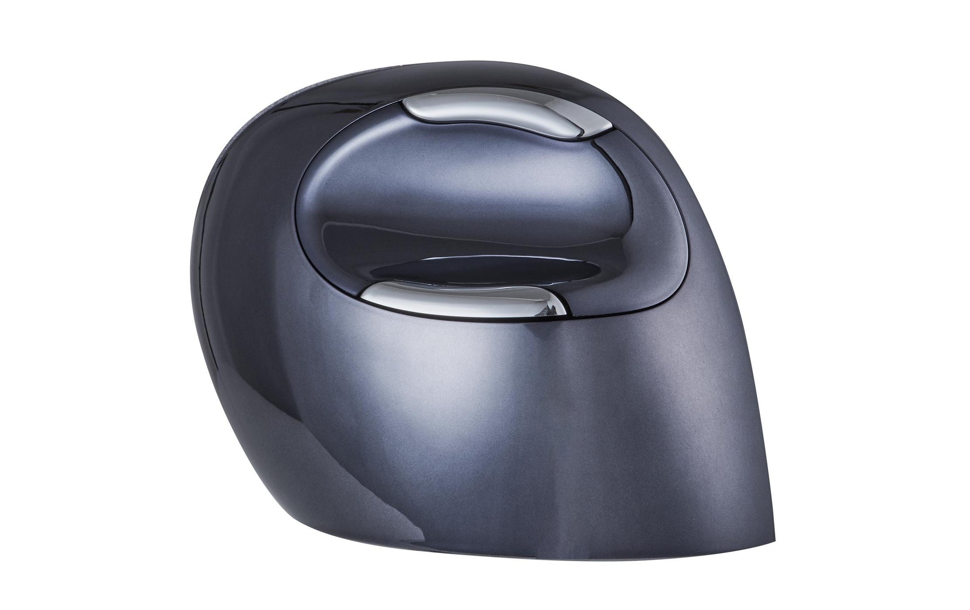 Evoluent Vertical Mouse D Small Ergonomische Maus – kabellos, für Rechtshänder, Daumentaste, schwarz/grau