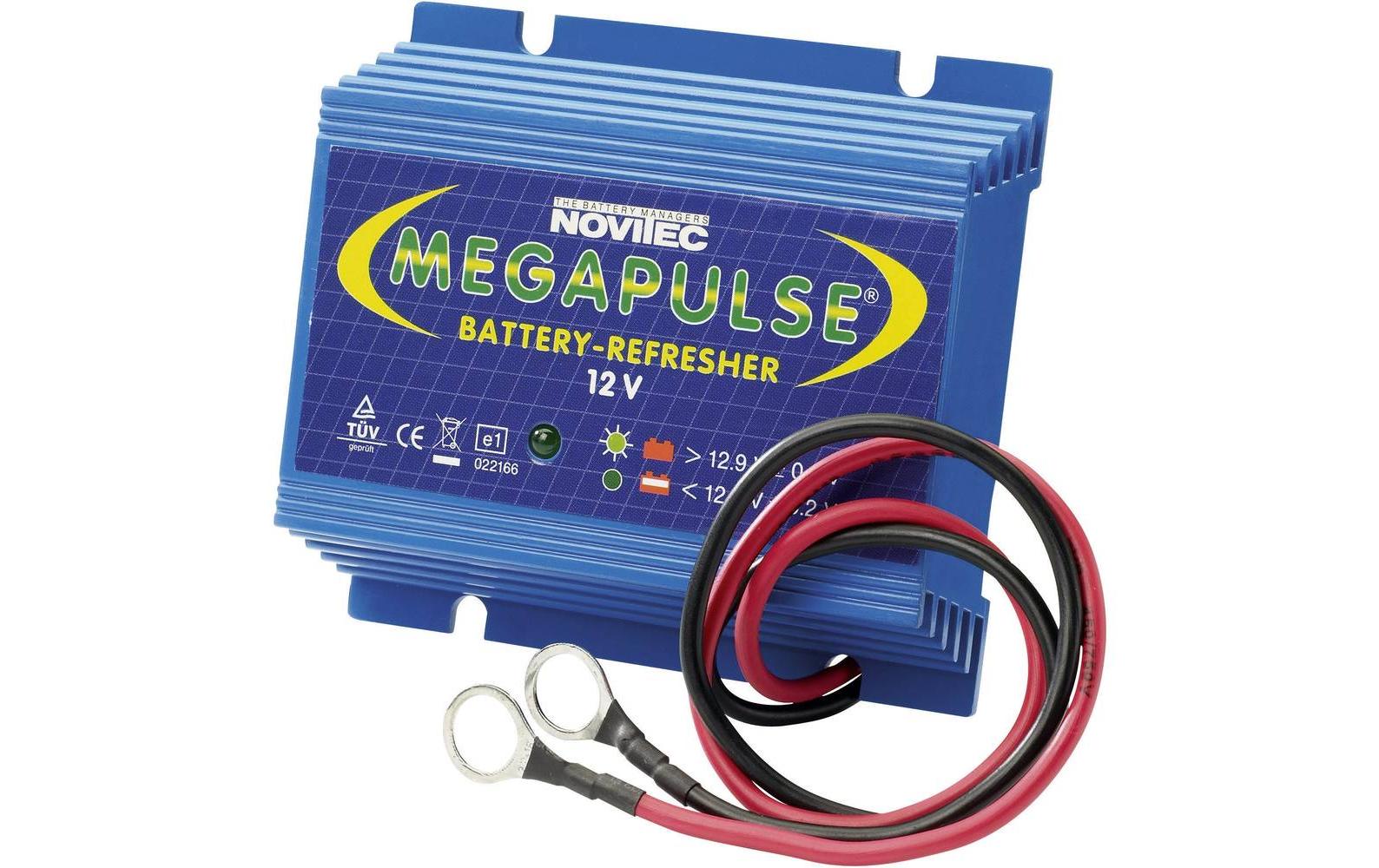 Novitec Megapulse Batterieladegerät 12 V – Blei (Pb), 1,6 A – für Motorrad