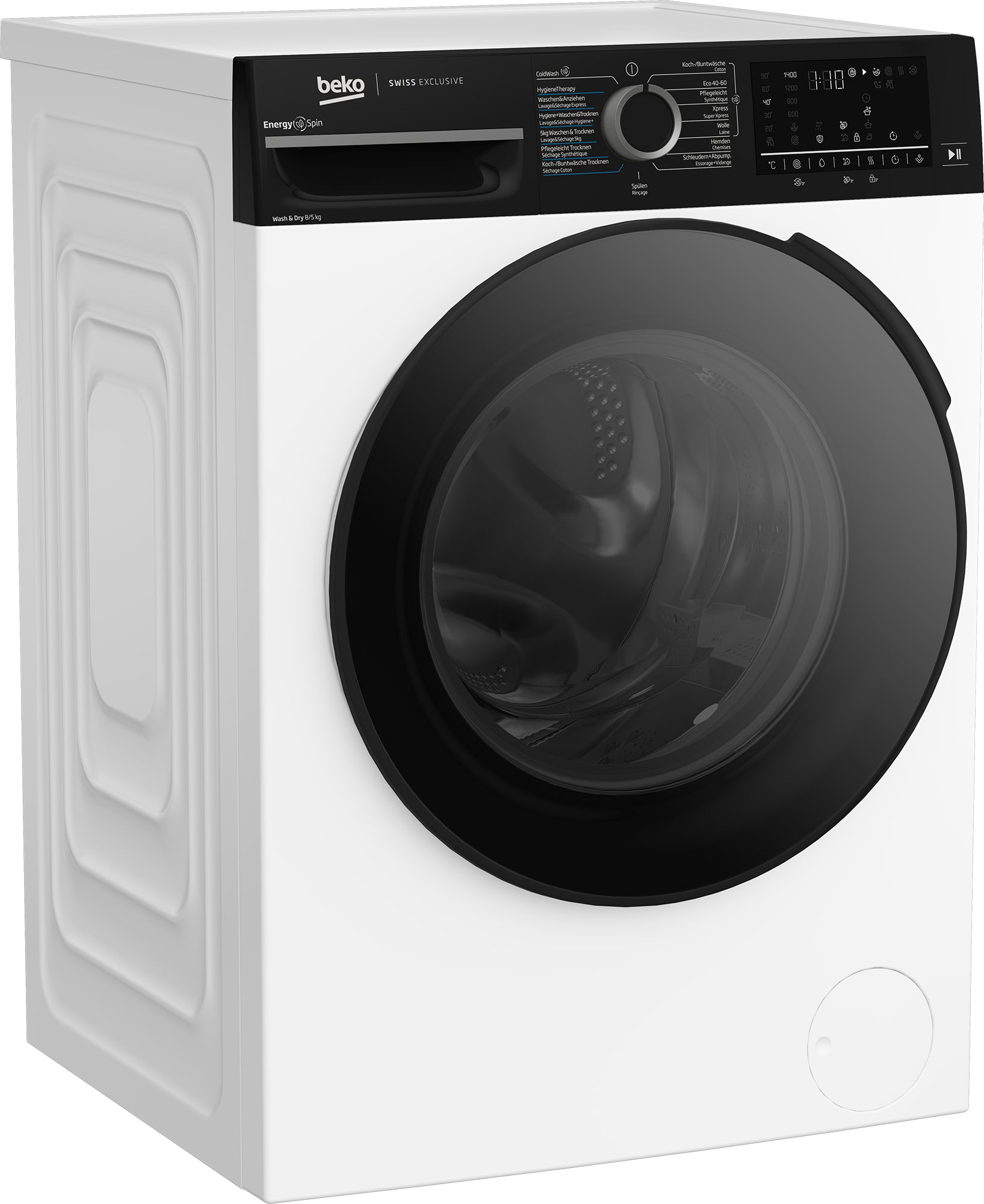 Beko Waschtrockner WT310 – 8 kg Waschen, 5 kg Trocknen, 1400 U/min – weiss