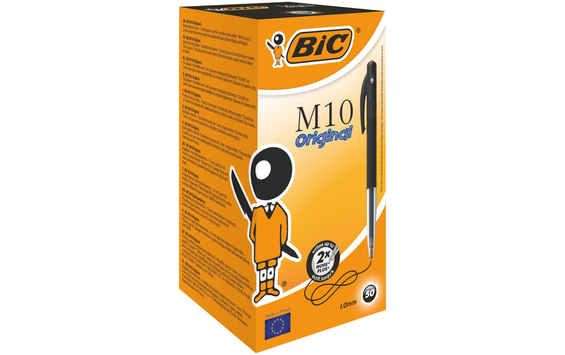 BIC Kugelschreiber – schwarz, Kunststoff – 50 Stk.