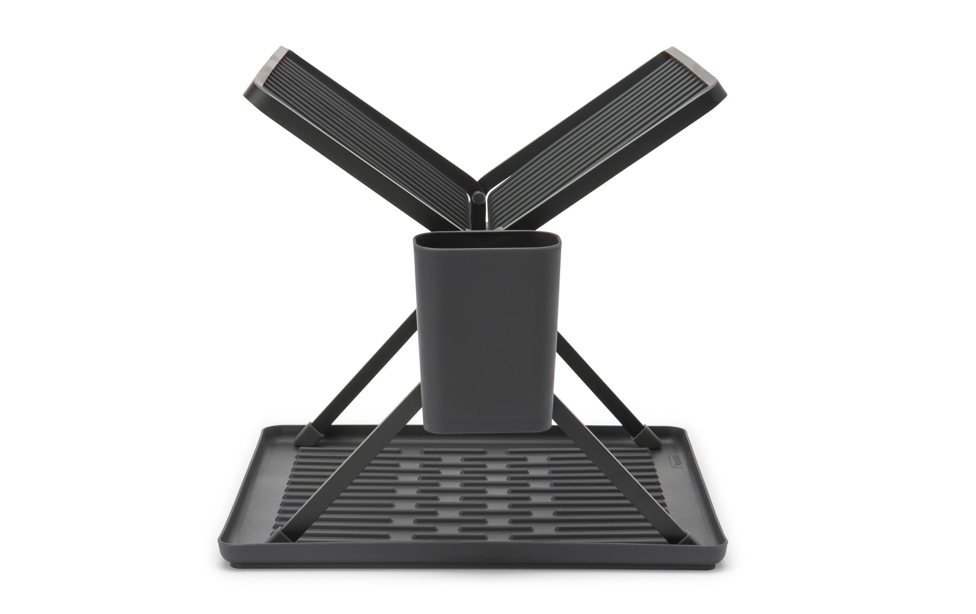Brabantia Abtropfgestell 37 × 33 × 31,5 cm, Aluminium/Kunststoff, Dunkelgrau