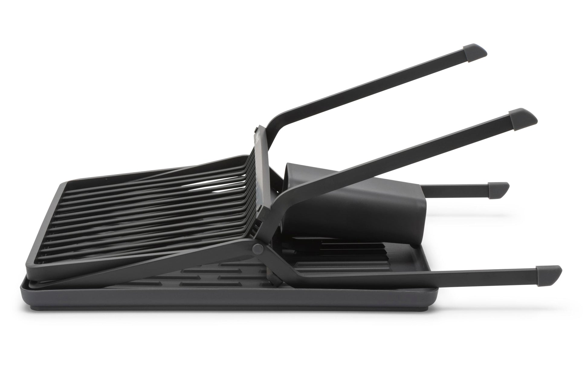 Brabantia Abtropfgestell 37 × 33 × 31,5 cm, Aluminium/Kunststoff, Dunkelgrau