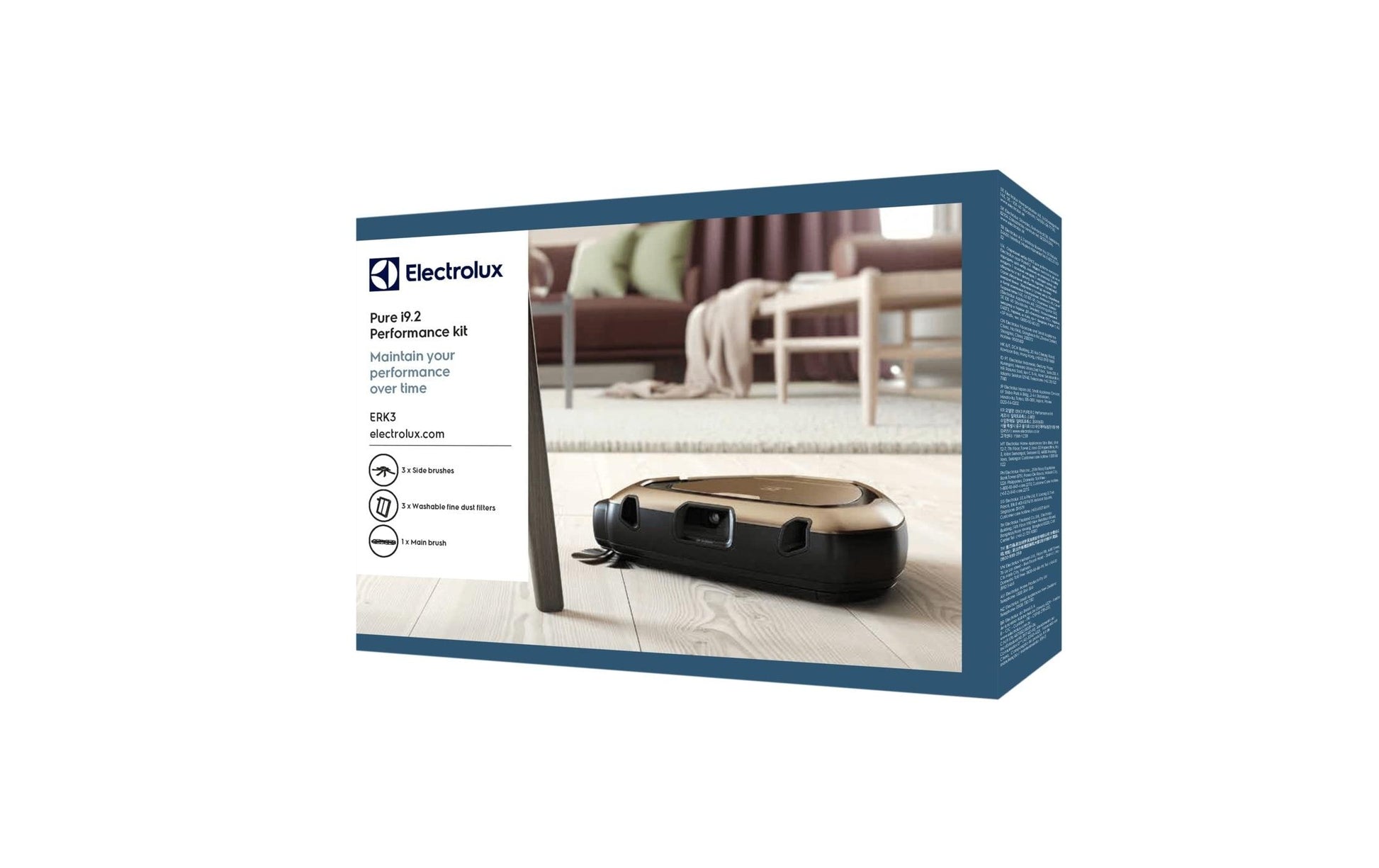 Electrolux Zubehör-Set ERK3 – 4 Bürsten, 3 Filter, für PI92-6DGM, PI92-ANM, PI91-4STN