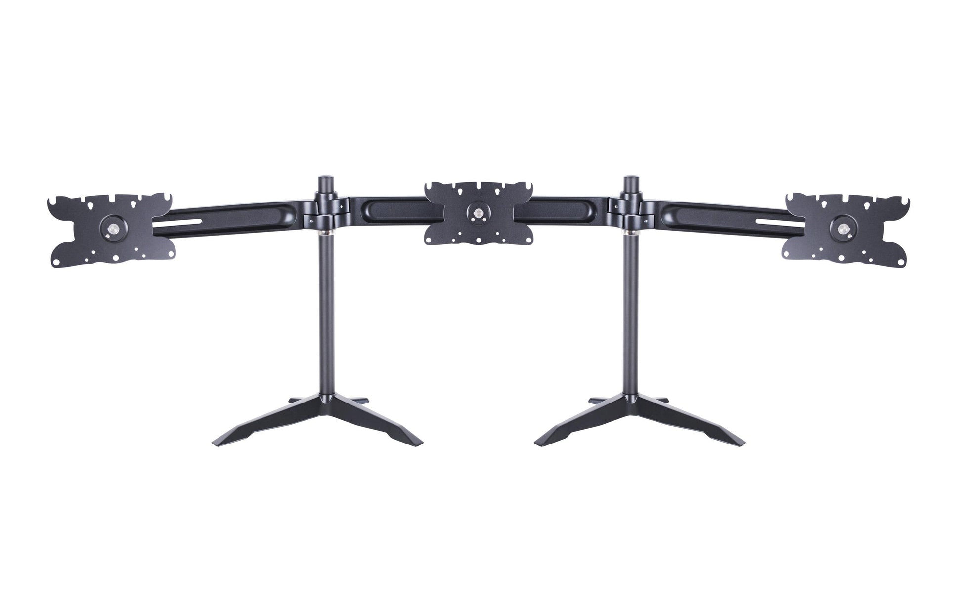 Multibrackets Triple 1312 – Tischhalterung, 3, Standfuss, bis 32", VESA 75 × 75 mm, 24 kg, neigbar, schwarz