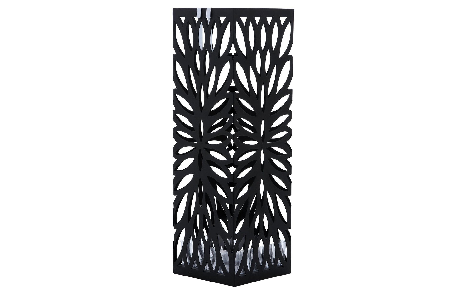Songmics Schirmständer – Metall/Kunststoff, Schwarz, 19,5 × 19,5 × 49 cm