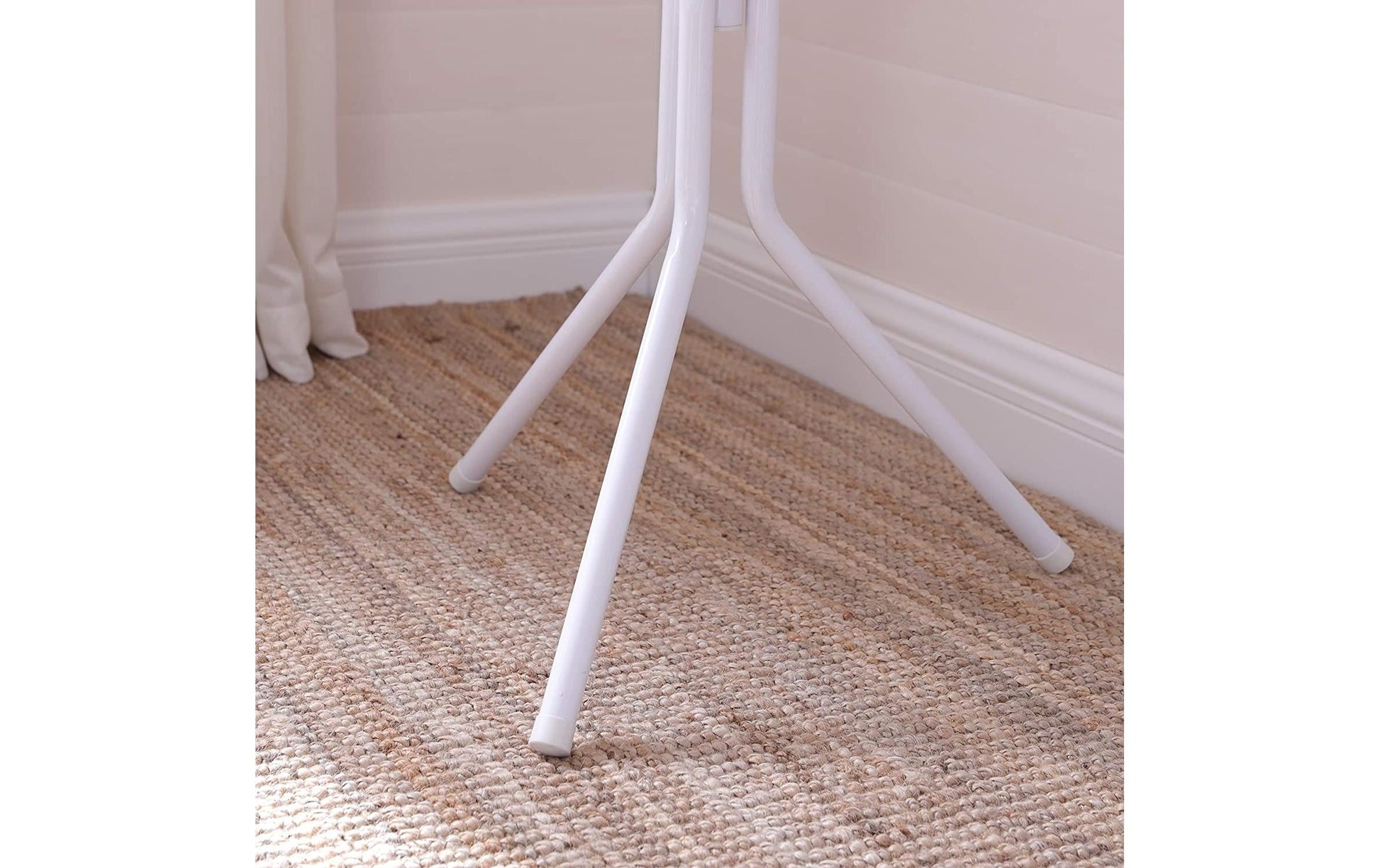Songmics Garderobenständer – 8 Haken, Metall, Weiss, 44 × 44 × 182 cm