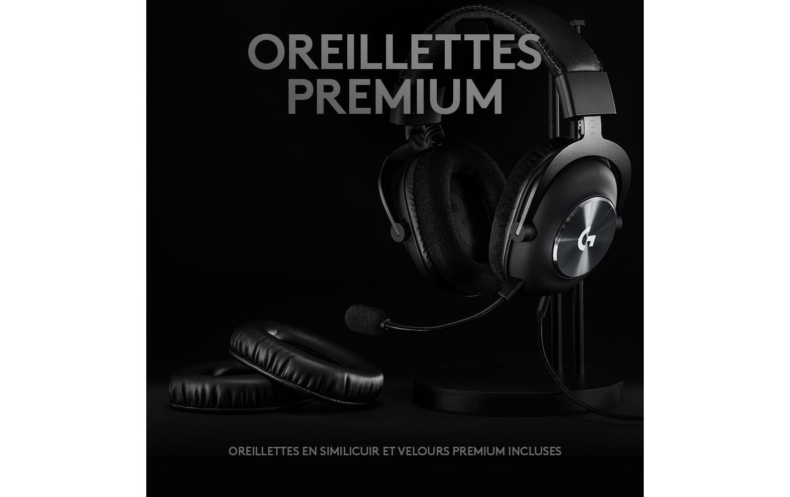 Logitech G PRO X Gaming-Headset – Over-Ear, Stereo, Kabel, Schwarz