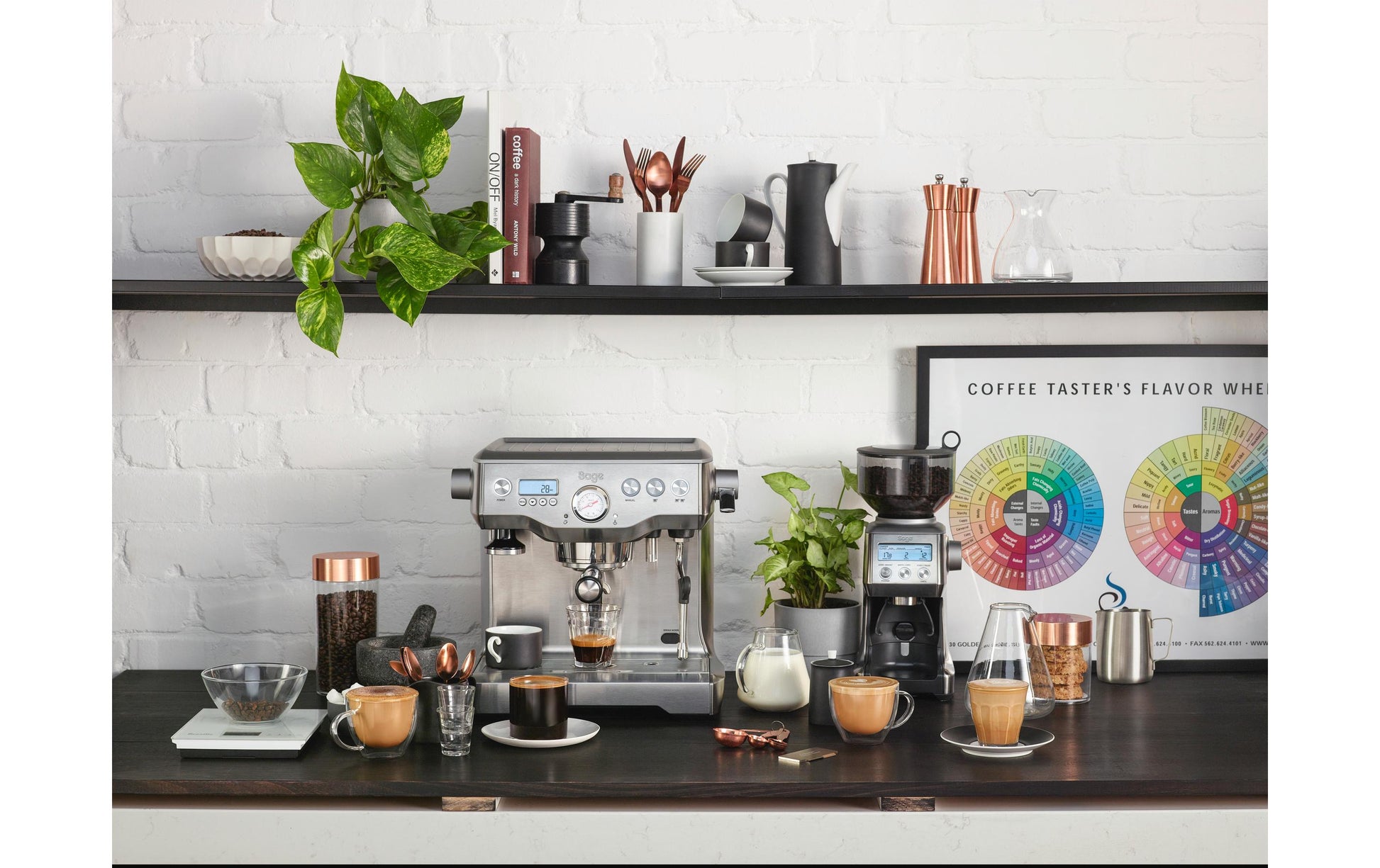 Sage die Dynamic Duo Espressomaschine (Siebträger) – 15 bar, 2,5 l, Milchschaumdüse, silber, 63 × 45 × 45 cm