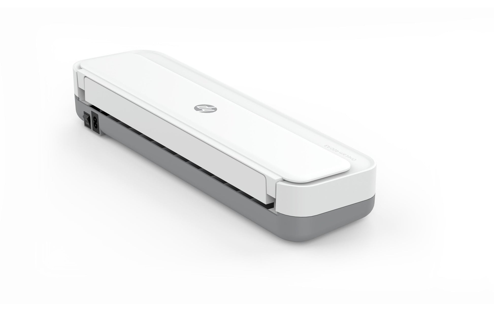 HP OneLam 400 Laminiergerät A3 – 2-Rollen, 75–125 µm, Kaltlamination, Aufheizzeit 4 Min., 600 mm/min, Weiss