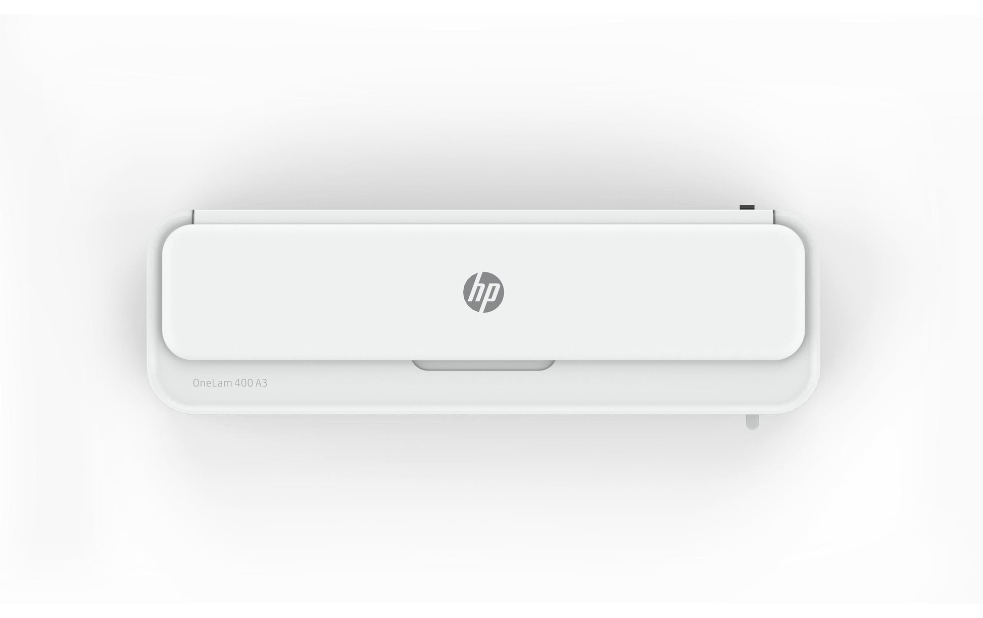 HP OneLam 400 Laminiergerät A3 – 2-Rollen, 75–125 µm, Kaltlamination, Aufheizzeit 4 Min., 600 mm/min, Weiss