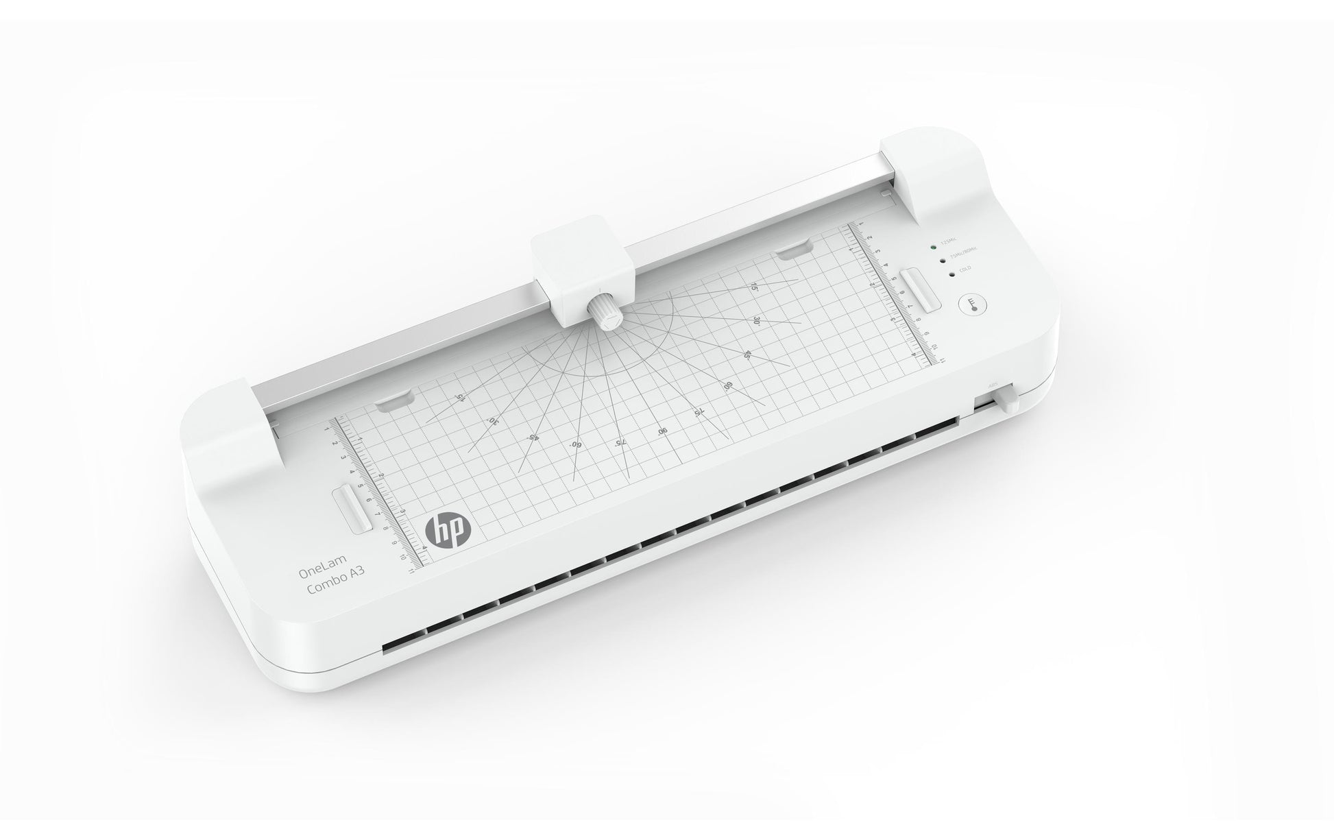HP OneLam Conbo Laminiergerät A3 – 2-Rollen, 125 µm, Kaltlamination, Aufheizzeit 4 Min., Weiss