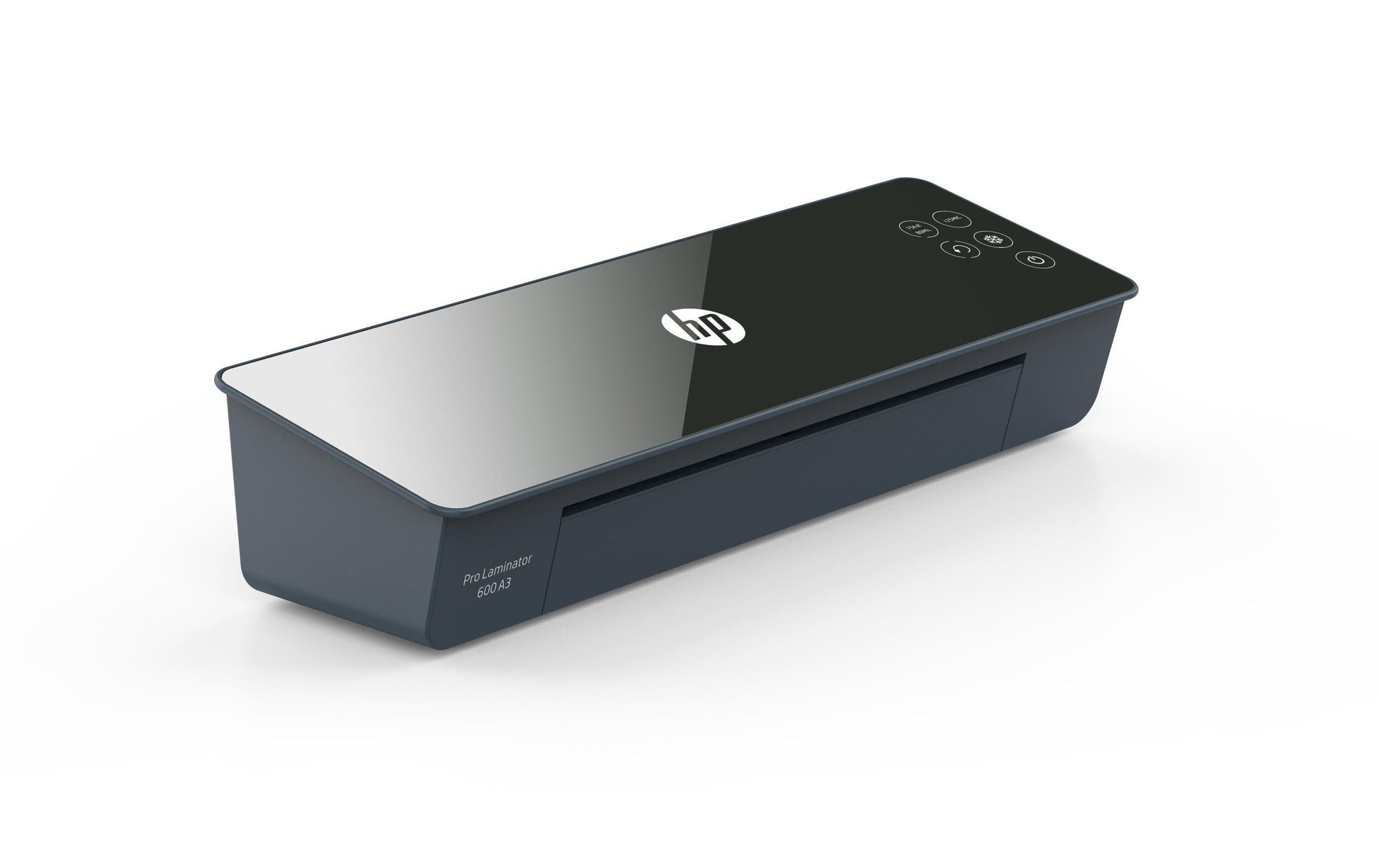 HP Pro 600 Laminiergerät A3 – 2-Rollen, 75–125 µm, Kaltlamination, Aufheizzeit 1 Min., 600 mm/min, Schwarz