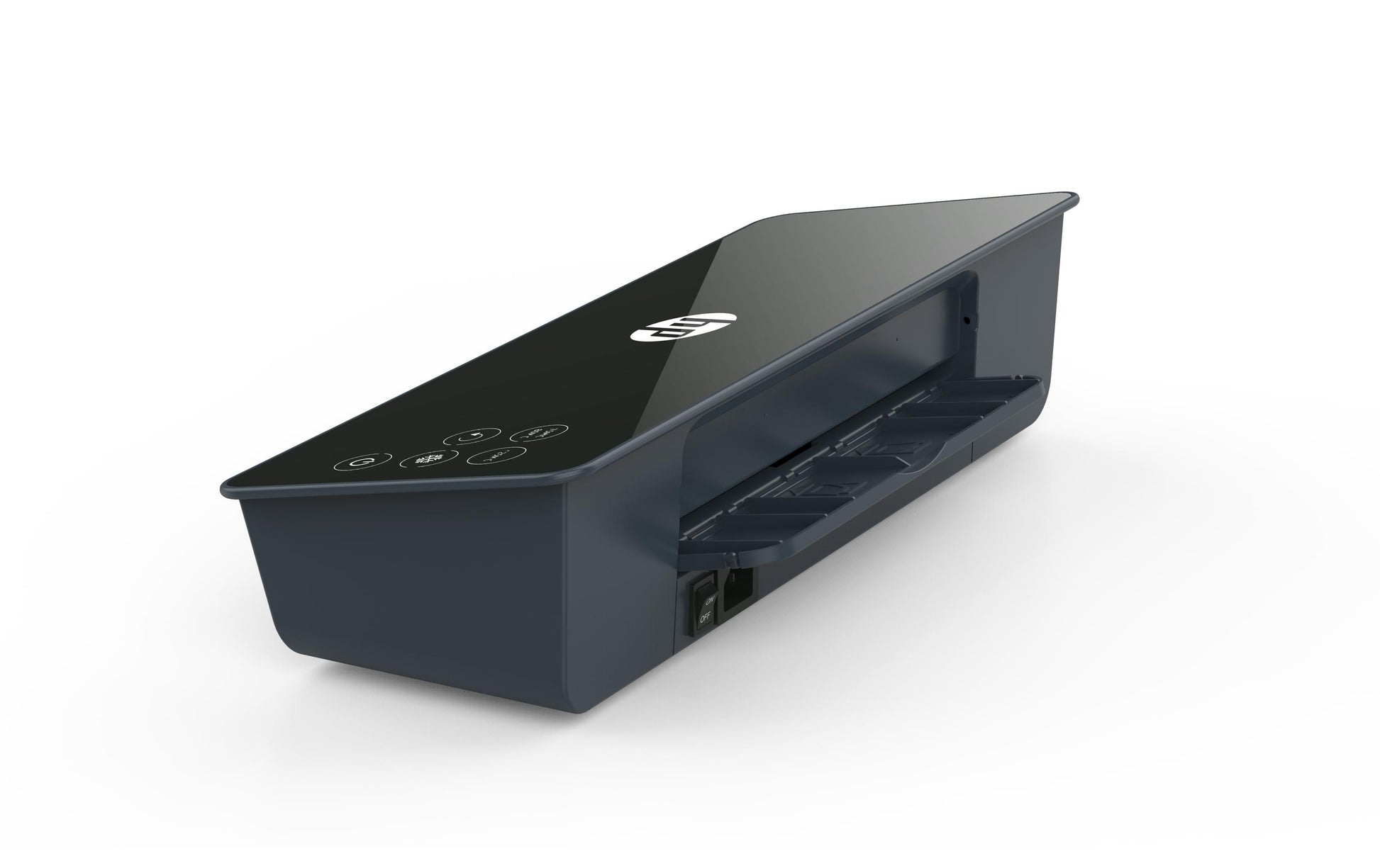 HP Pro 600 Laminiergerät A4 – 2 Rollen, 75–125 µm, Kaltlamination, 1 Min. Aufheizzeit, 600 mm/min, Schwarz
