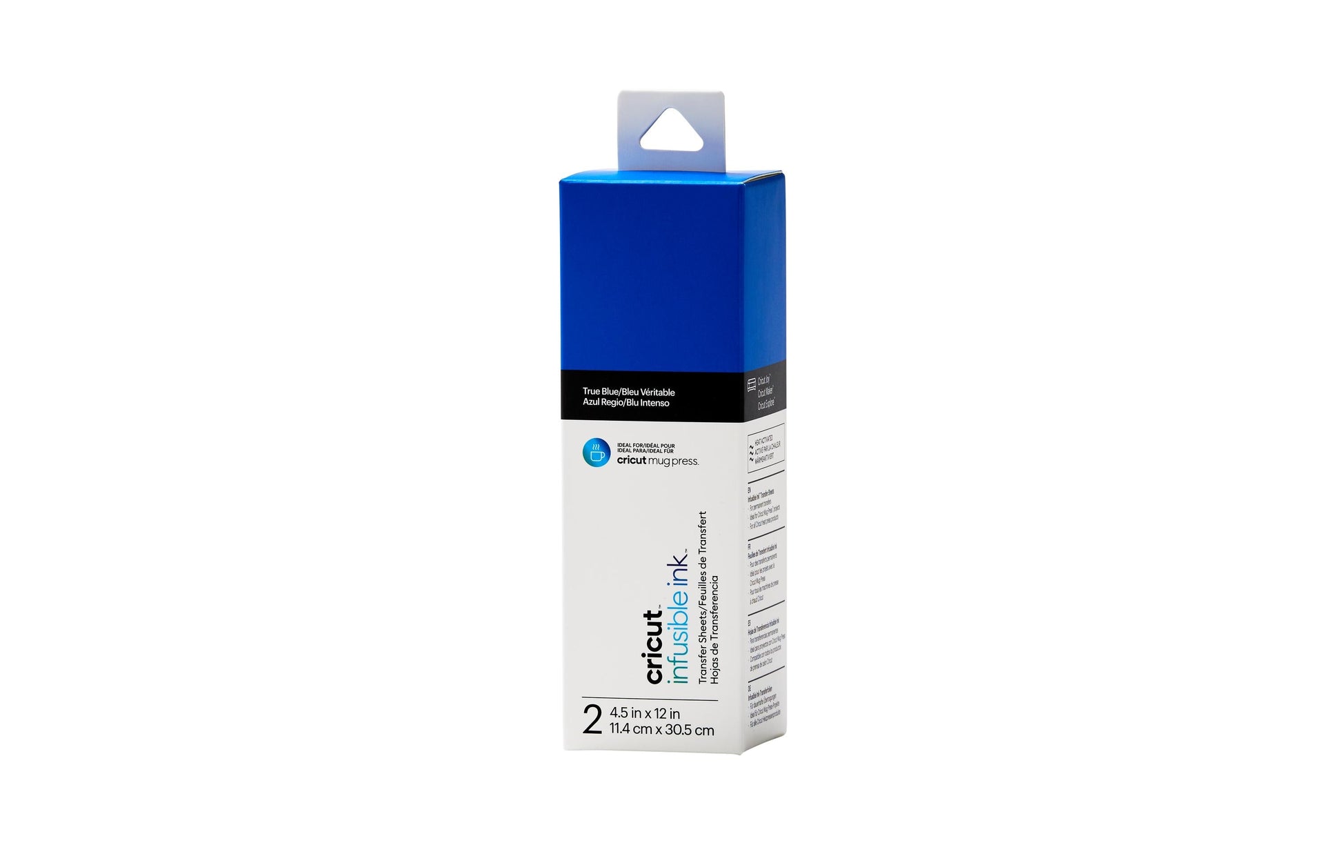 Cricut Aufbügelfolie Infusible Ink – intensivblau – 13,9 × 121,9 cm – für Cricut Joy Schneideplotter