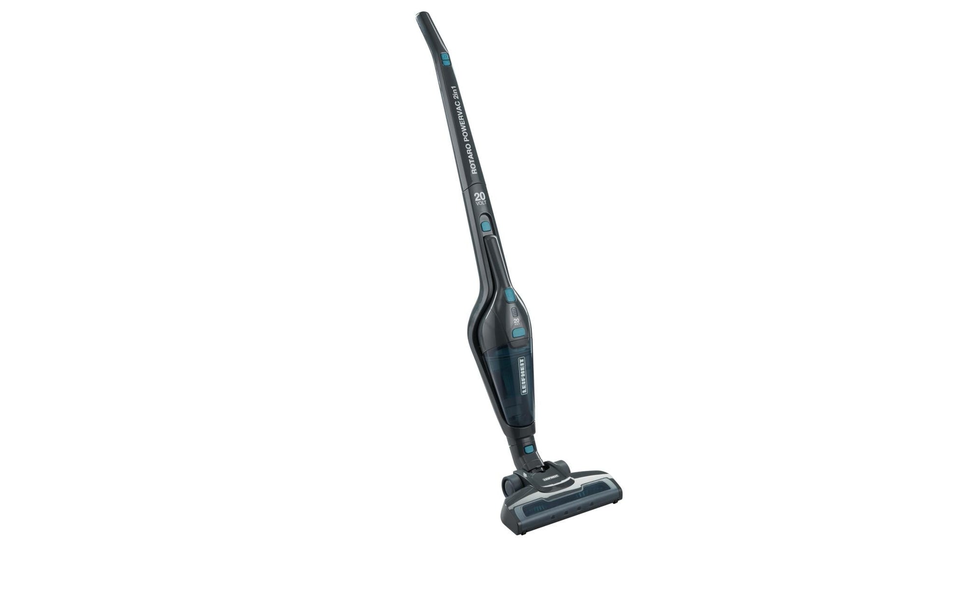 Leifheit Akkustaubsauger Rotaro 20V – 2-in-1, 0,3 l, Akkubetrieb, 2 Stufen