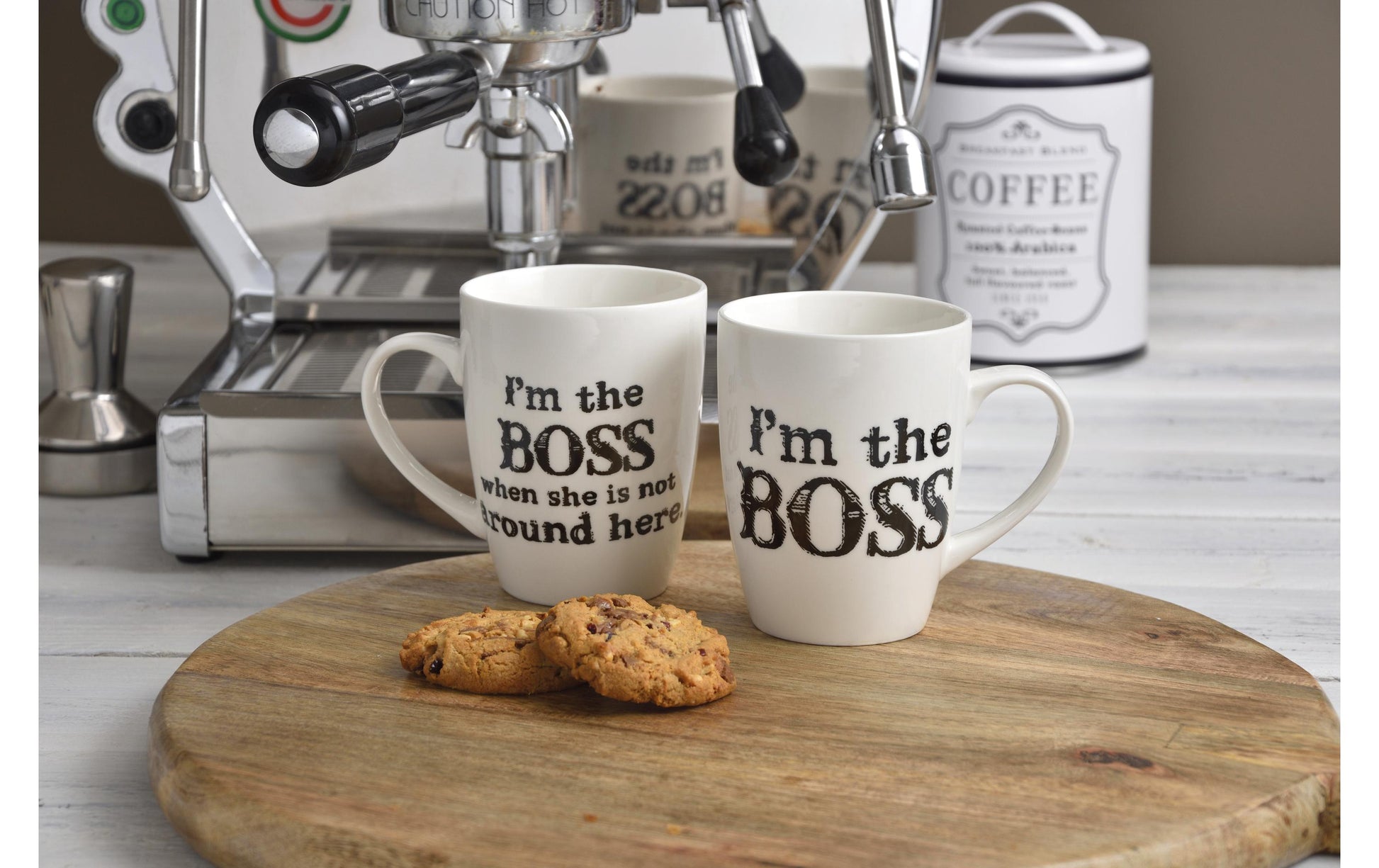 G. Wurm Kaffeetasse – 2er Set, 250 ml, Ø 8 cm, Porzellan, Weiss, spülmaschinenfest
