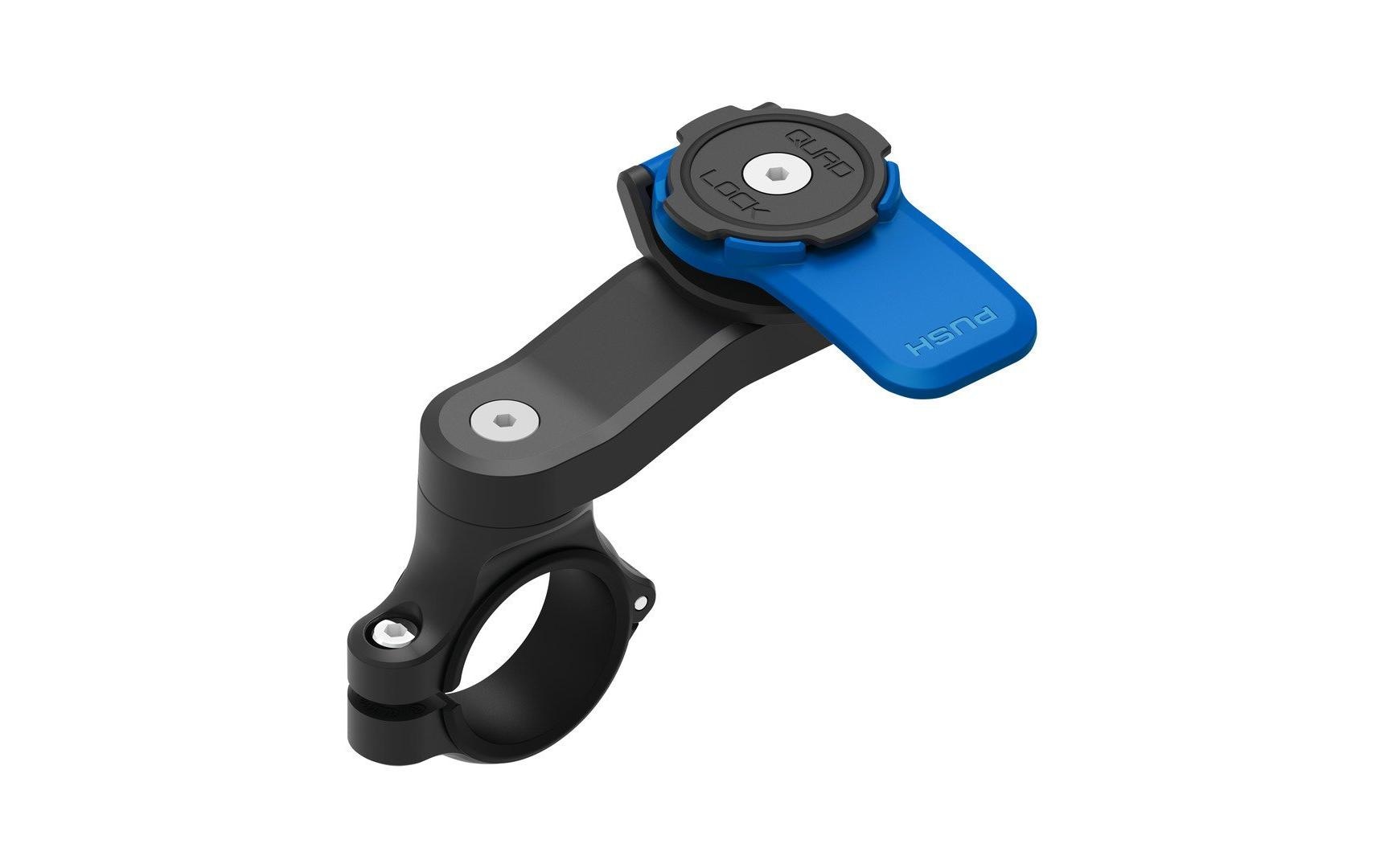 Quad Lock QLM-HBR – Fahrrad-/Motorrad-Halterung – Lenker – für Smartphones (Universal) – Schwarz/Blau