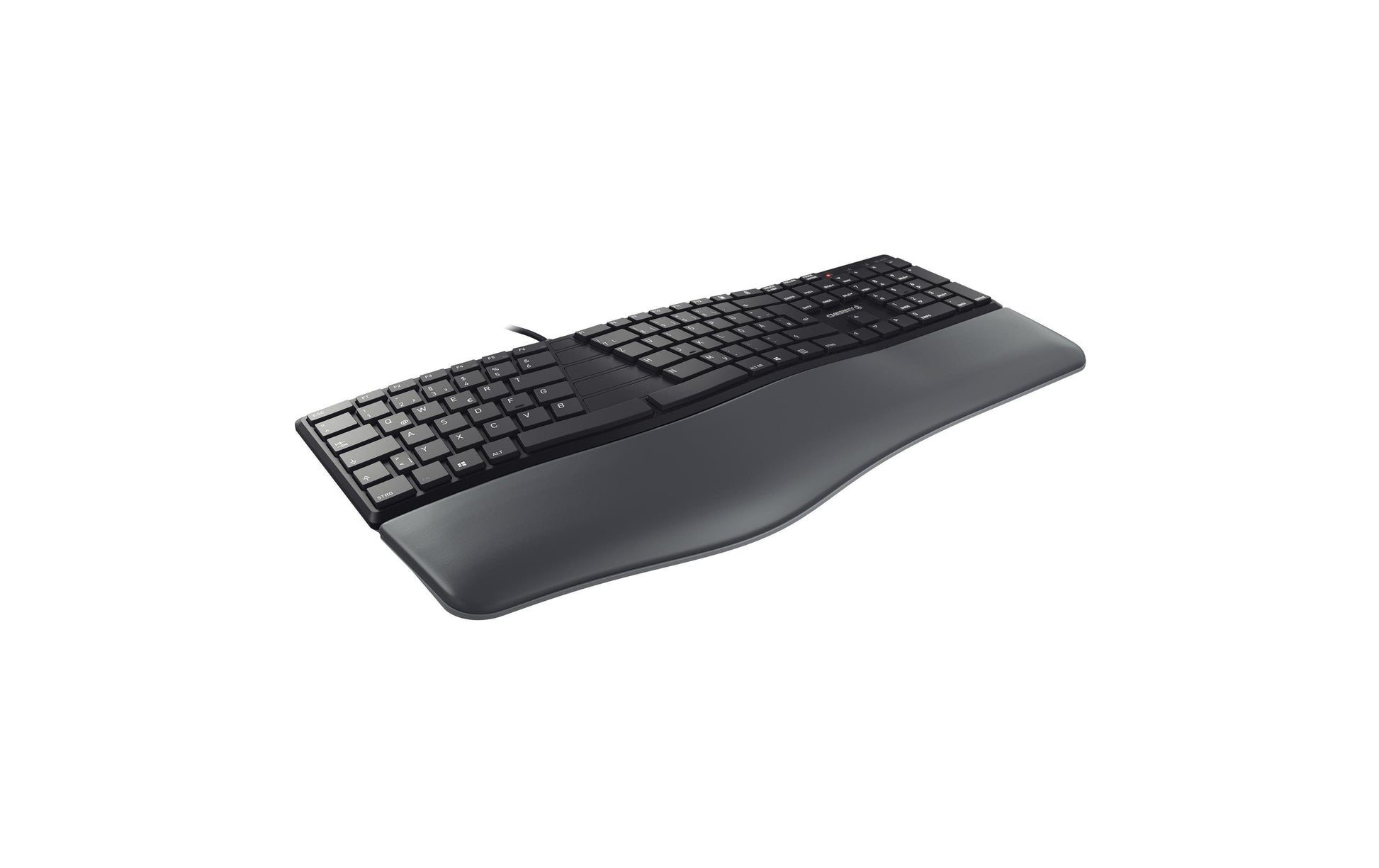 CHERRY KC 4500 ERGO – Tastatur, kabelgebunden (USB-A), DE-Layout (DE) – für Windows
