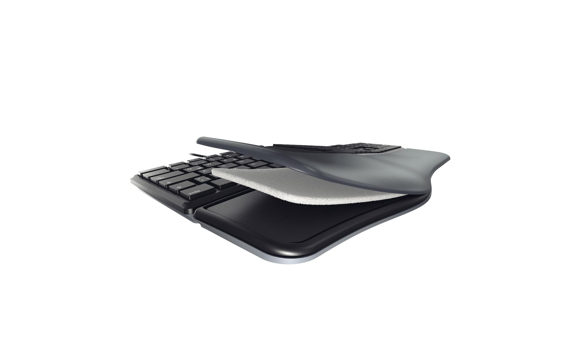 CHERRY KC 4500 ERGO – Tastatur, kabelgebunden (USB-A), DE-Layout (DE) – für Windows