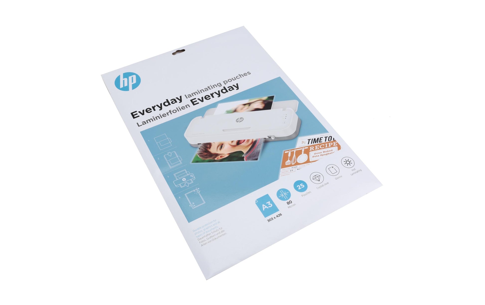 HP 9152 Laminierfolien A3 – 80 µm, glänzend, 25 Stück