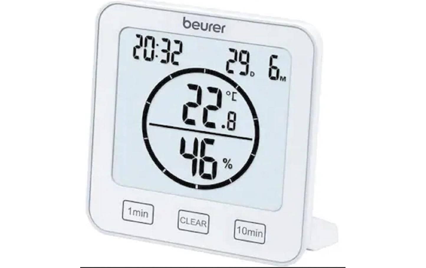 Beurer HM22 Thermo-Hygrometer (Handgerät) – 0–50 °C, 20–95 %, Innen