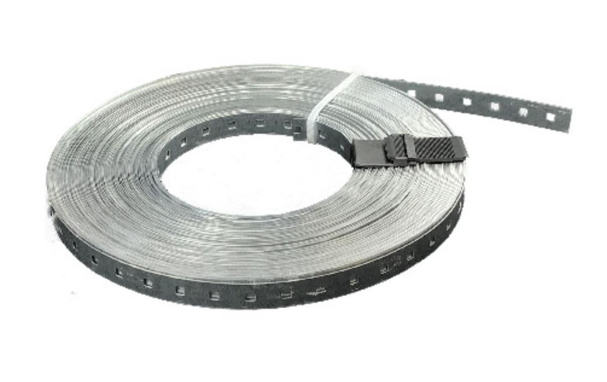 Elbro Lochband – Grau – 45 m – Für Innenbereich