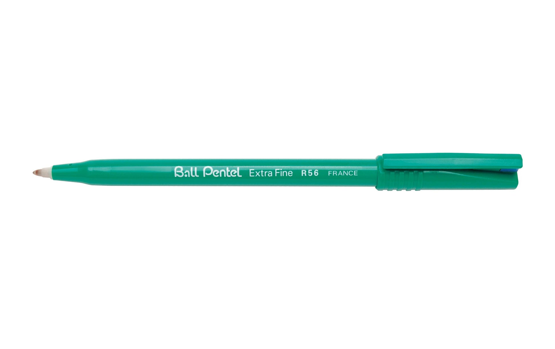 Pentel Ball Extra Fine – Tintenroller, mit Kappe, 0,6 mm, Blau, für Linkshänder